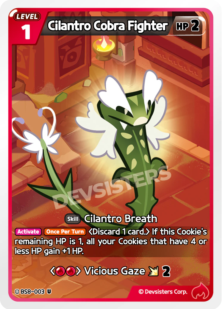 Cilantro Cobra Fighter #BS8-003