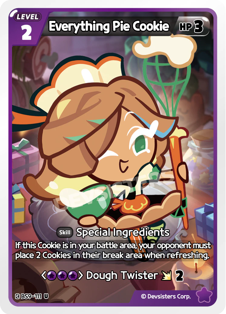 Everything Pie Cookie #BS9-111