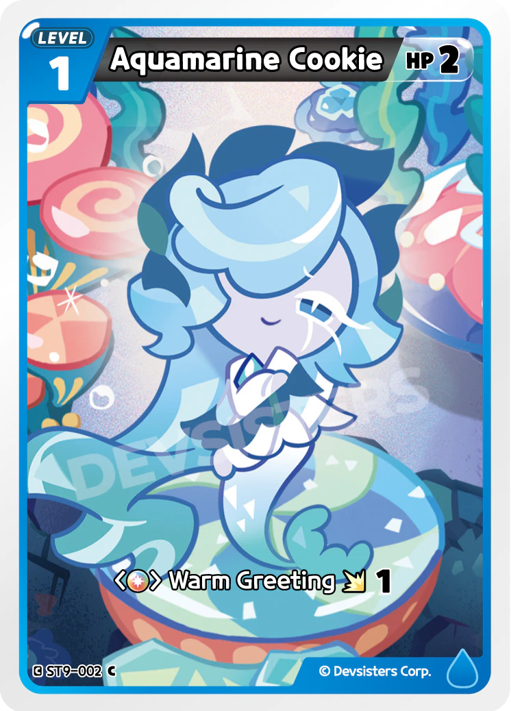 Aquamarine Cookie #ST9-002