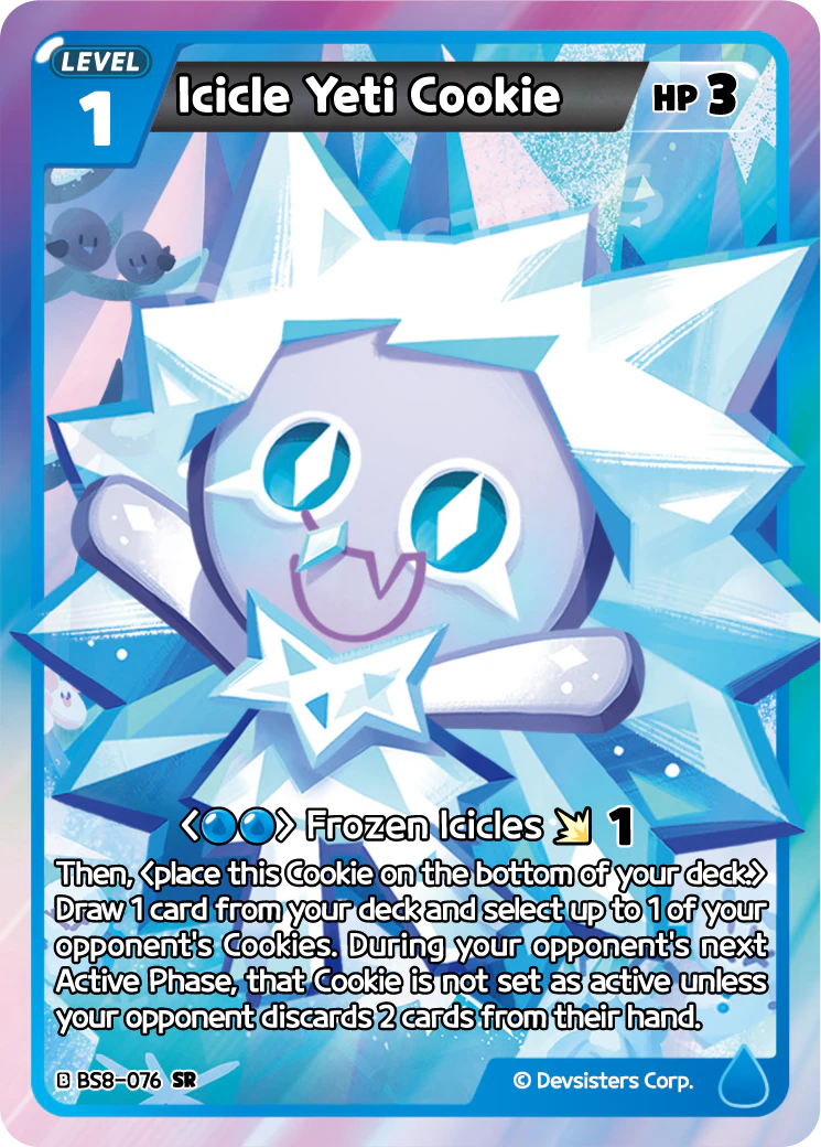 Icicle Yeti Cookie #BS8-076