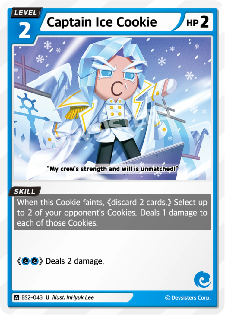 Captain Ice Cookie #BS2-043