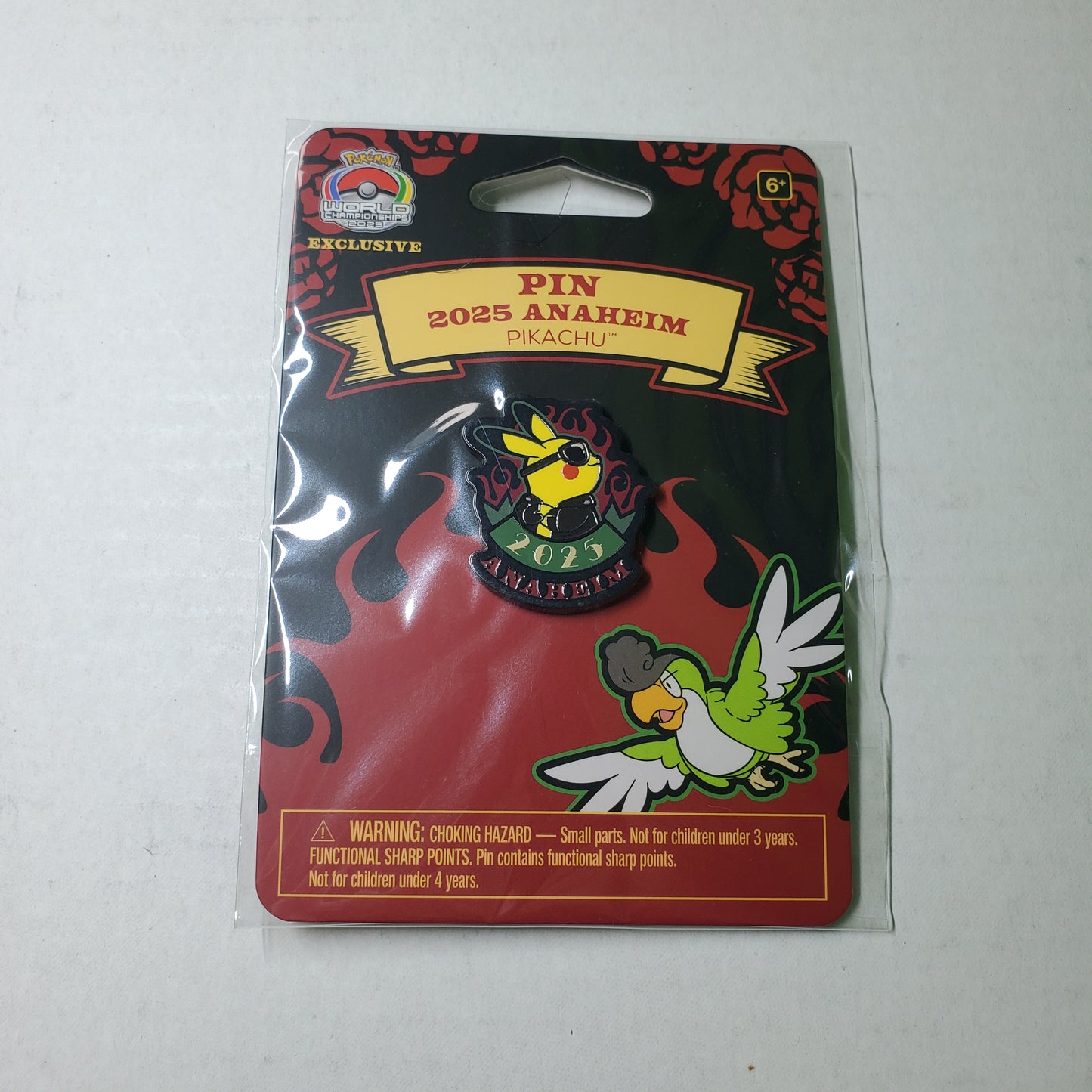 Pikachu Pin – Rockabilly – Pokemon World Championships 2025 Anaheim