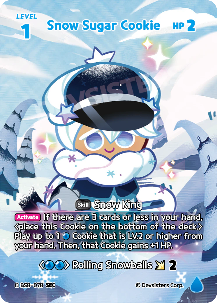 Snow Sugar Cookie #BS8-078@1
