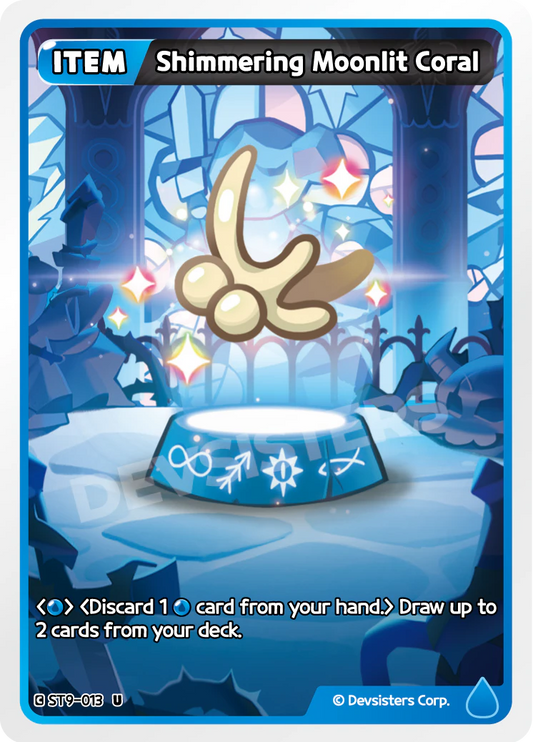 Shimmering Moonlit Coral #ST9-013