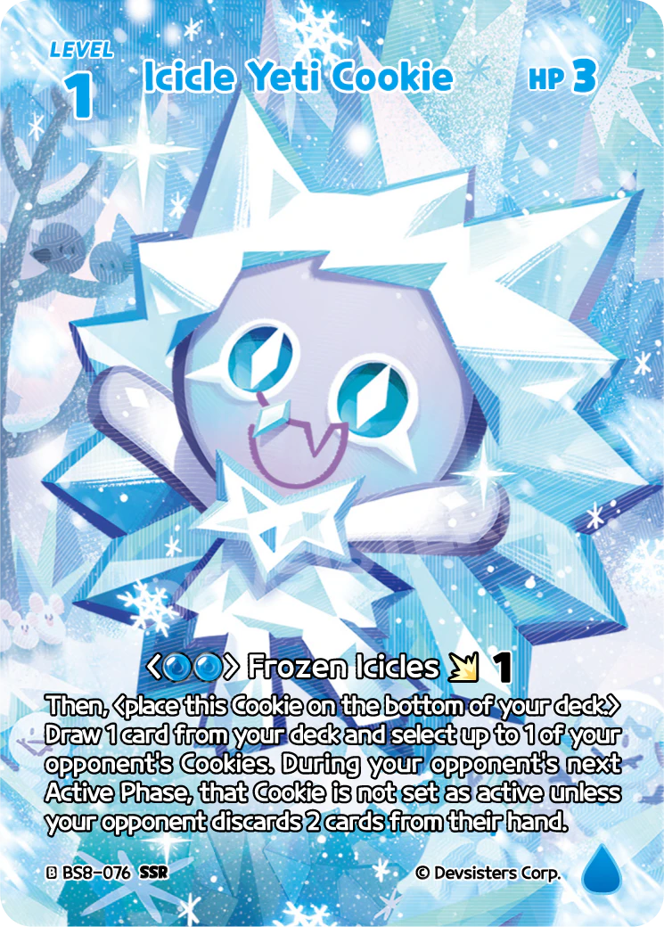 Icicle Yeti Cookie #BS8-076@1