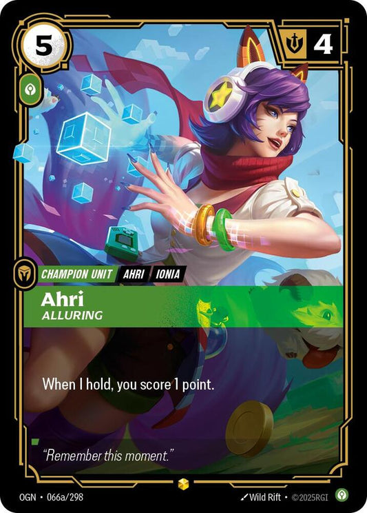 Ahri - Alluring (Alternate Art) #066a/298