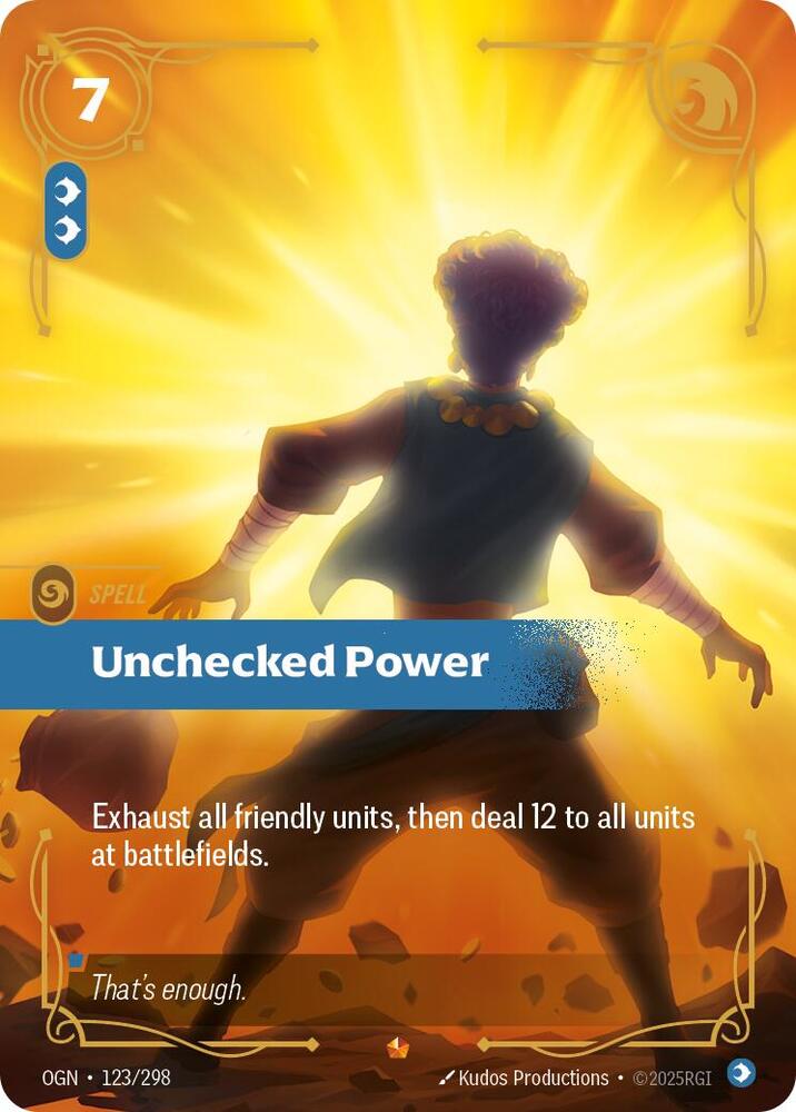 Unchecked Power #123/298