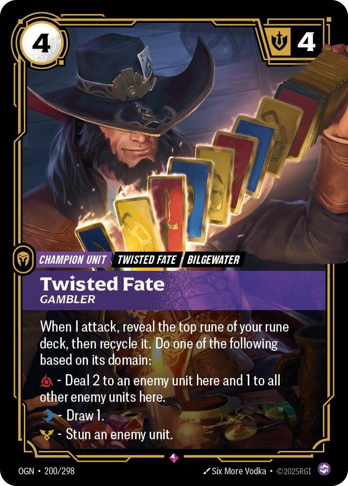 Twisted Fate - Gambler #200/298