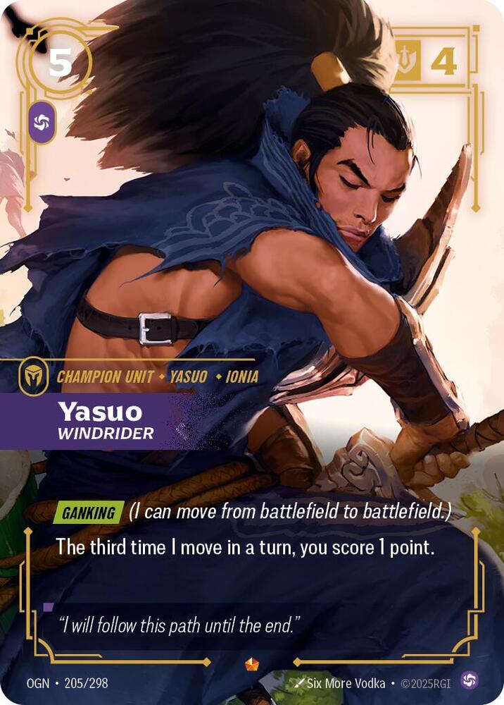Yasuo - Windrider #205/298