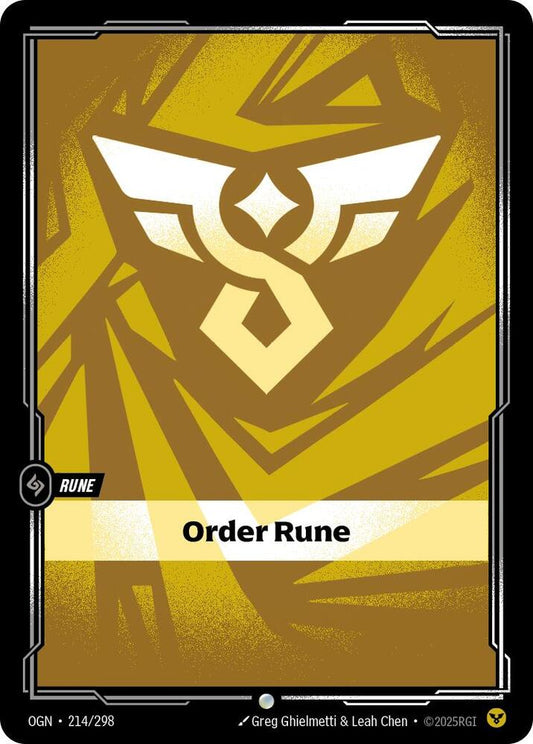 Order Rune #214/298