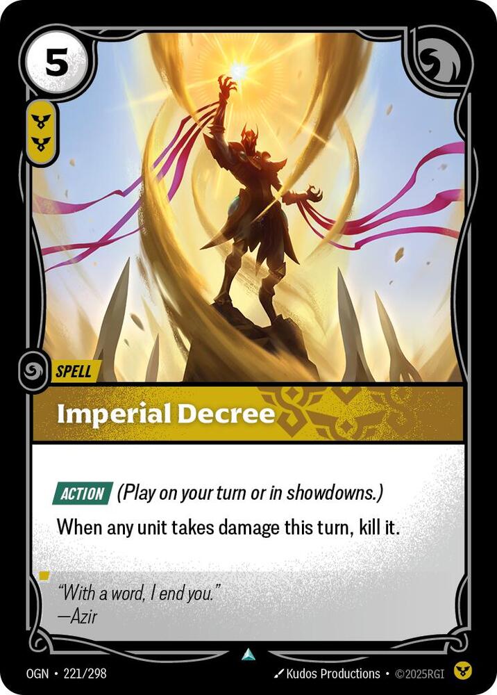 Imperial Decree #221/298