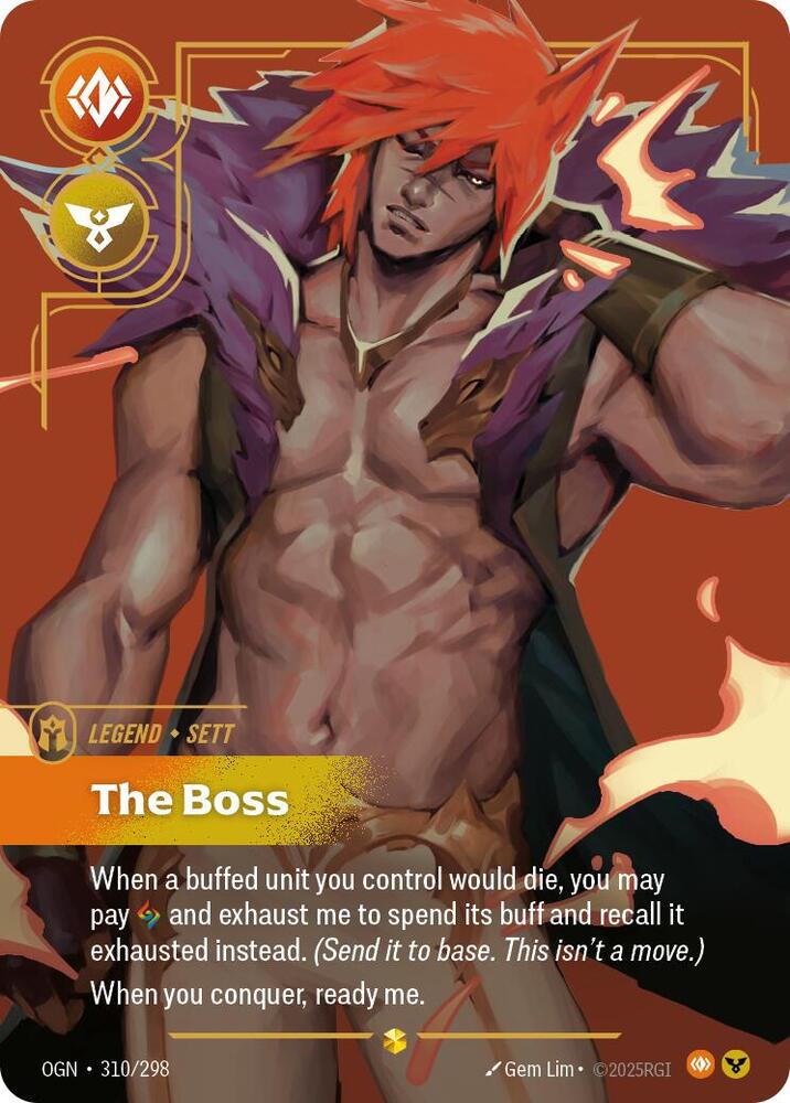 Sett - The Boss (Overnumbered) #310/298