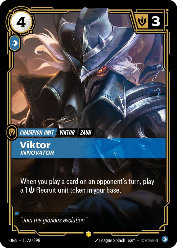 Viktor - Innovator (Alternate Art) #117a/298