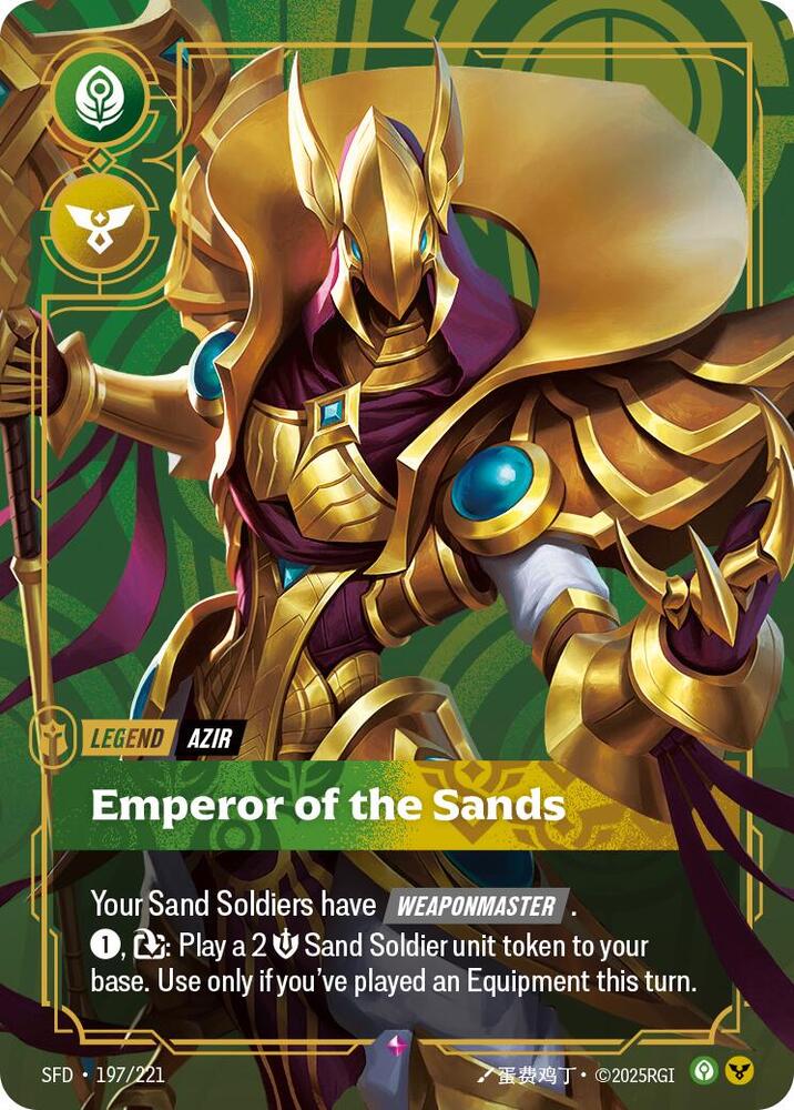 Azir - Emperor of the Sands #197/221