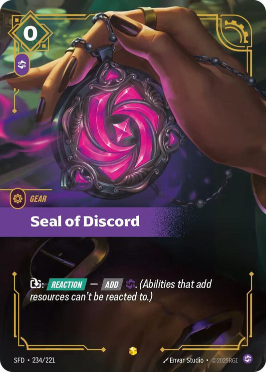 Seal of Discord (Overnumbered) #234/221