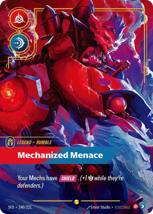 Rumble - Mechanized Menace (Overnumbered) #240/221