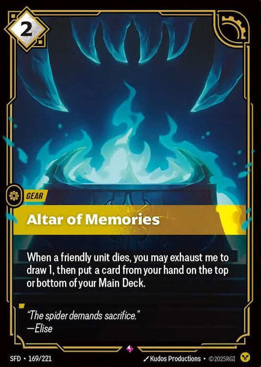 Altar of Memories #169/221