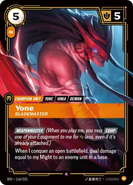 Yone - Blademaster #116/221