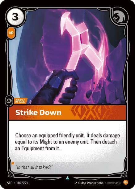 Strike Down #107/221
