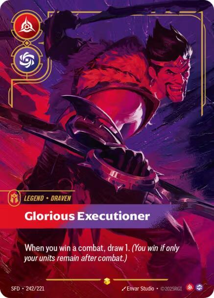 Draven - Glorious Executioner (Overnumbered) #242/221