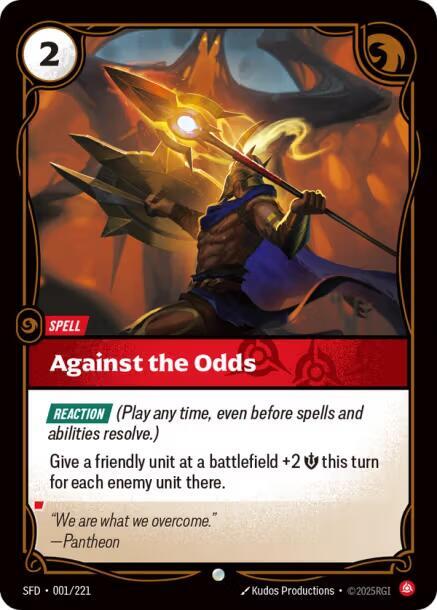 Against the Odds #001/221
