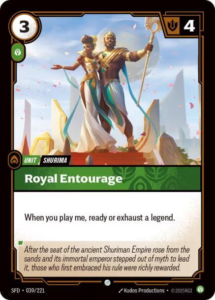 Royal Entourage #039/221