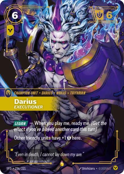 Darius - Executioner (Overnumbered) #236/221
