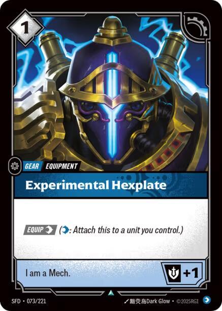 Experimental Hexplate #073/221