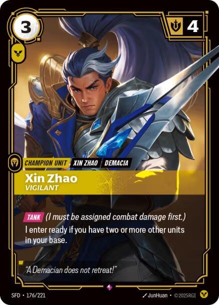 Xin Zhao - Vigilant #176/221