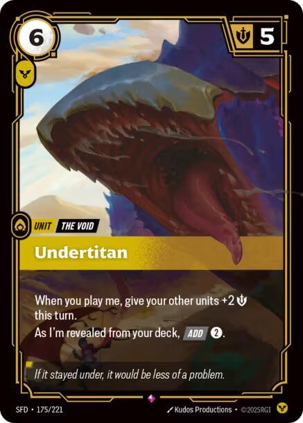 Undertitan #175/221