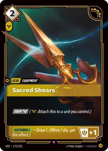 Sacred Shears #172/221