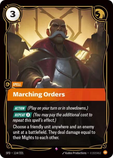 Marching Orders #114/221