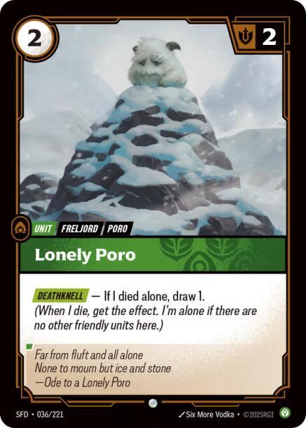 Lonely Poro #036/221