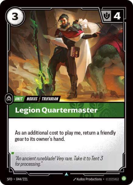 Legion Quartermaster #044/221