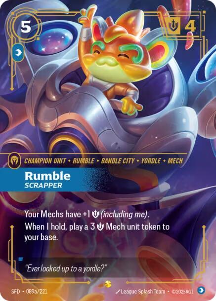 Rumble - Scrapper (Alternate Art) #089a/221