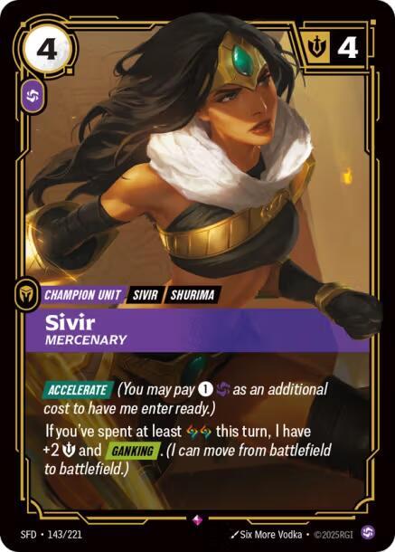 Sivir - Mercenary #143/221