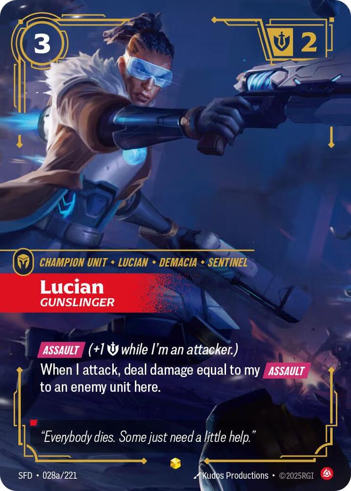 Lucian - Gunslinger (Alternate Art) #028a/221