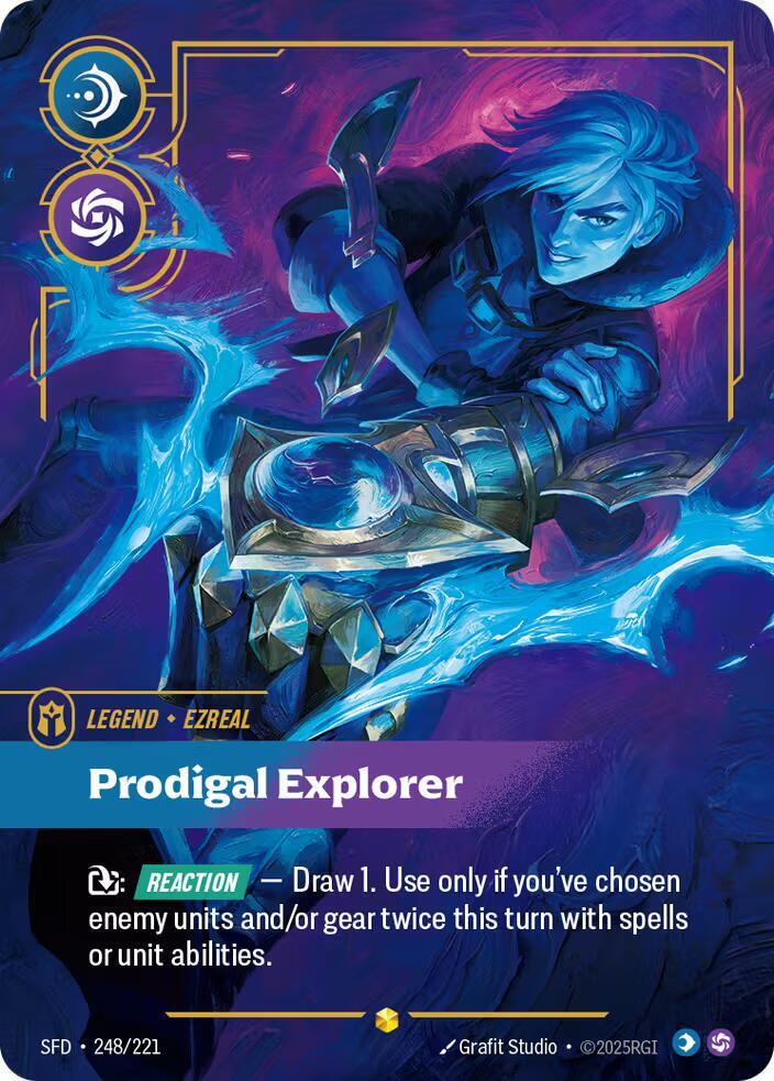 Ezreal - Prodigal Explorer (Overnumbered) #248/221