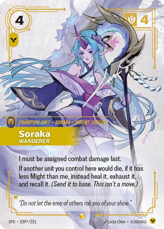 Soraka - Wanderer (Signature) #239*/221
