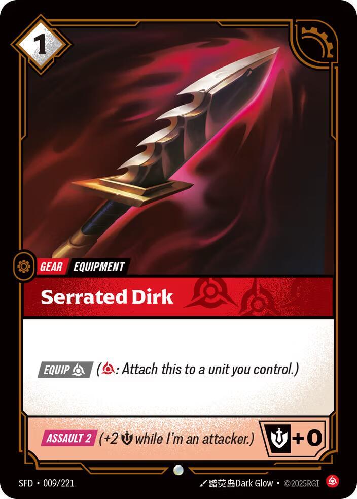 Serrated Dirk #009/221