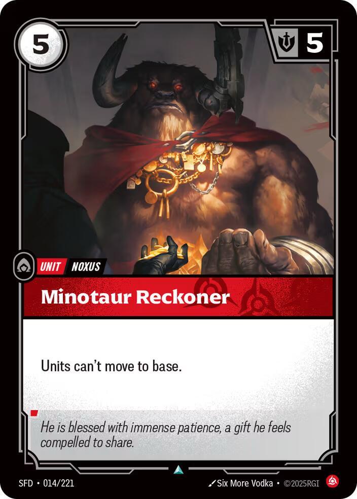 Minotaur Reckoner #014/221