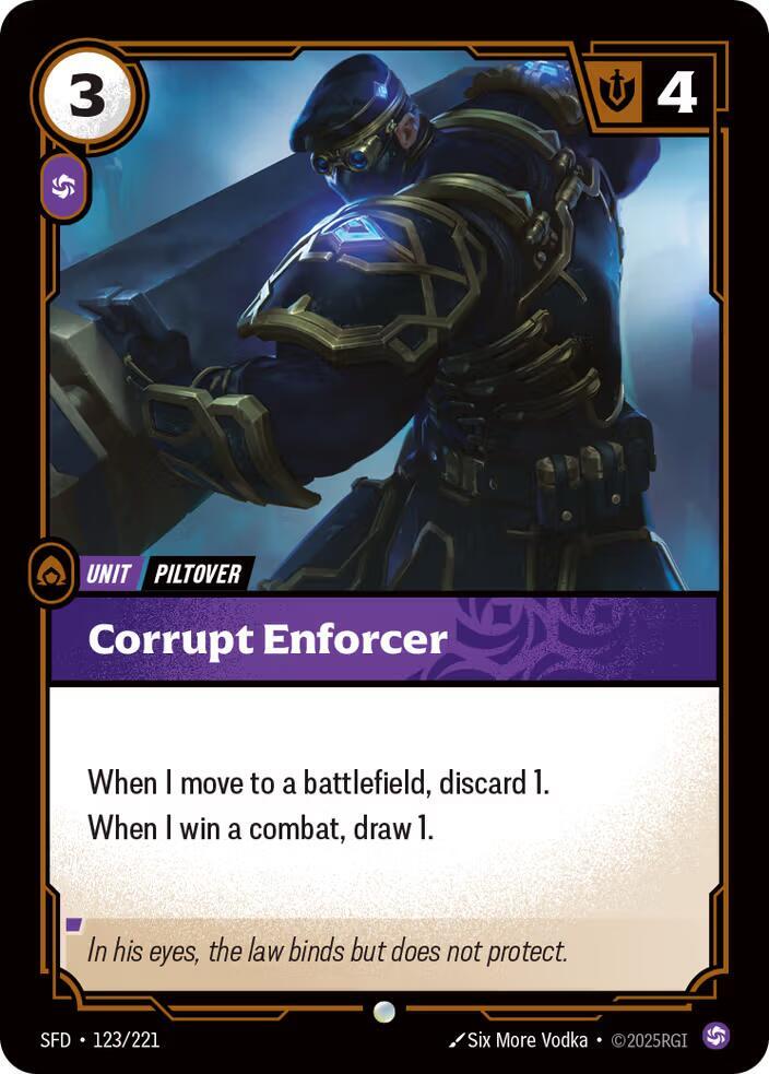 Corrupt Enforcer #123/221