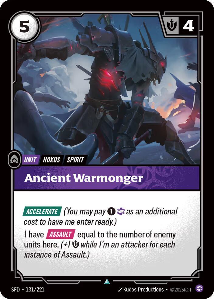Ancient Warmonger #131/221