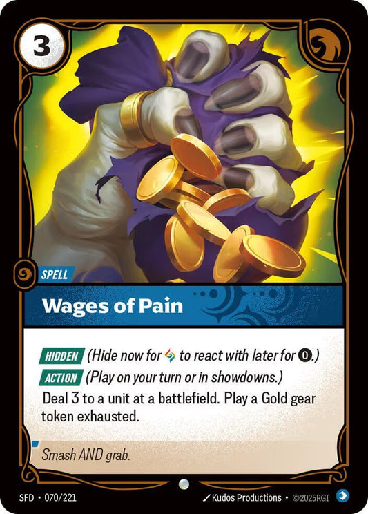 Wages of Pain #070/221
