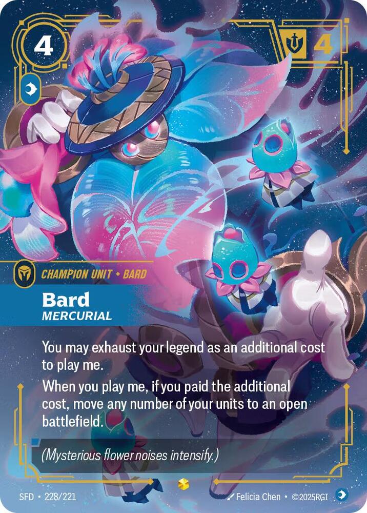 Bard - Mercurial (Overnumbered) #228/221