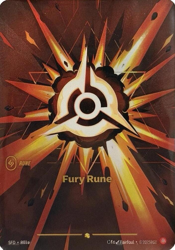 Fury Rune (Alternate Art) #R01a