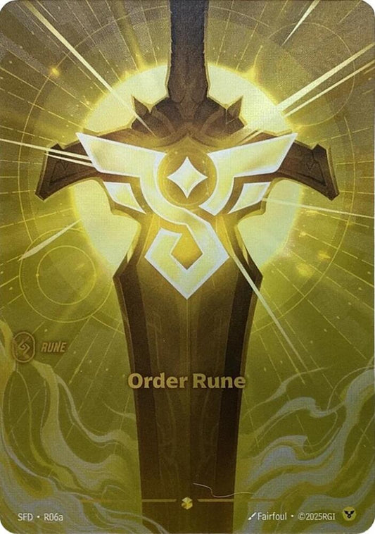 Order Rune (Alternate Art) #R06a
