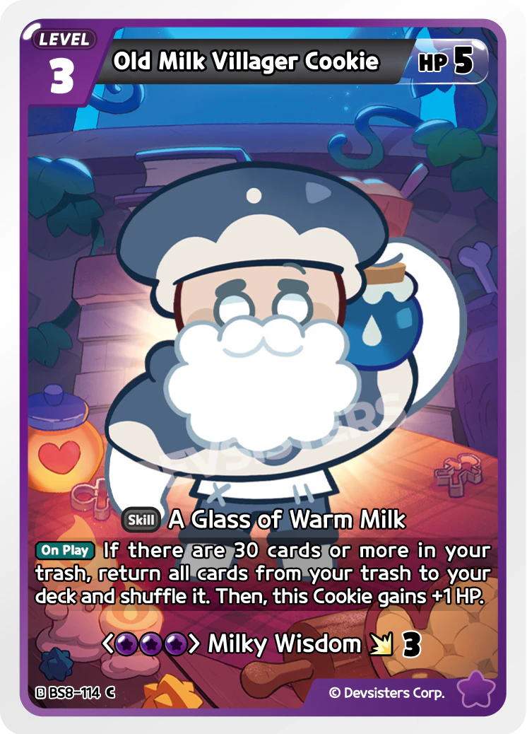Old Milk Villager Cookie #BS8-114