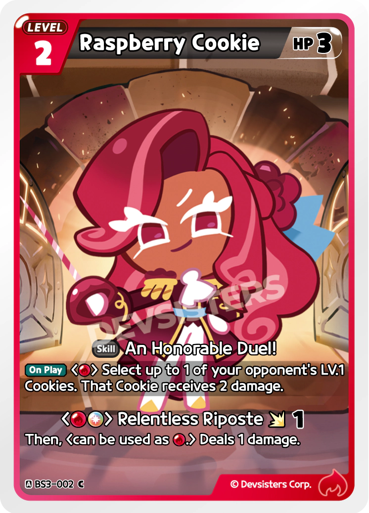 Raspberry Cookie #BS3-002