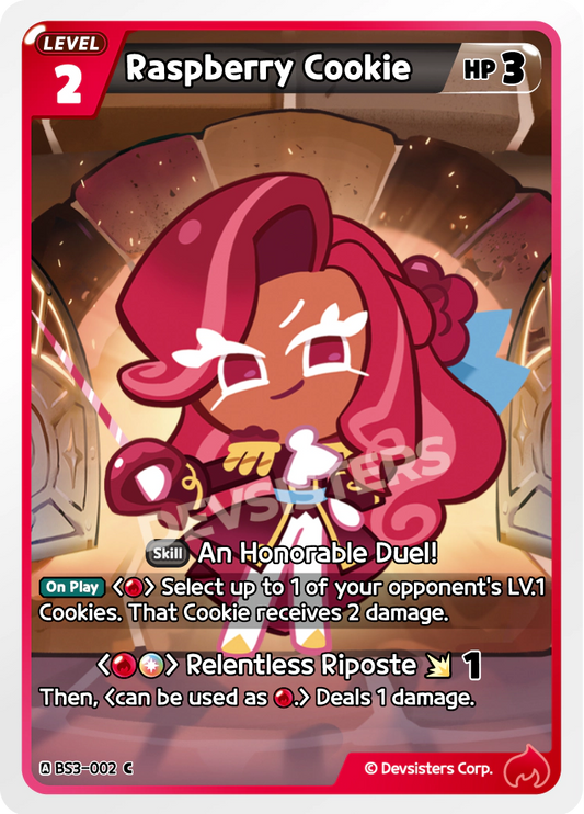 Raspberry Cookie #BS3-002